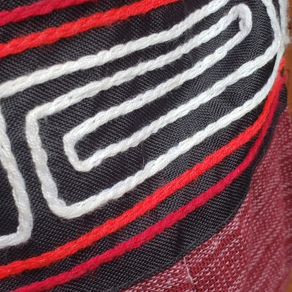 Boho Fabric Shoulder Bag - Picture 3 of 13